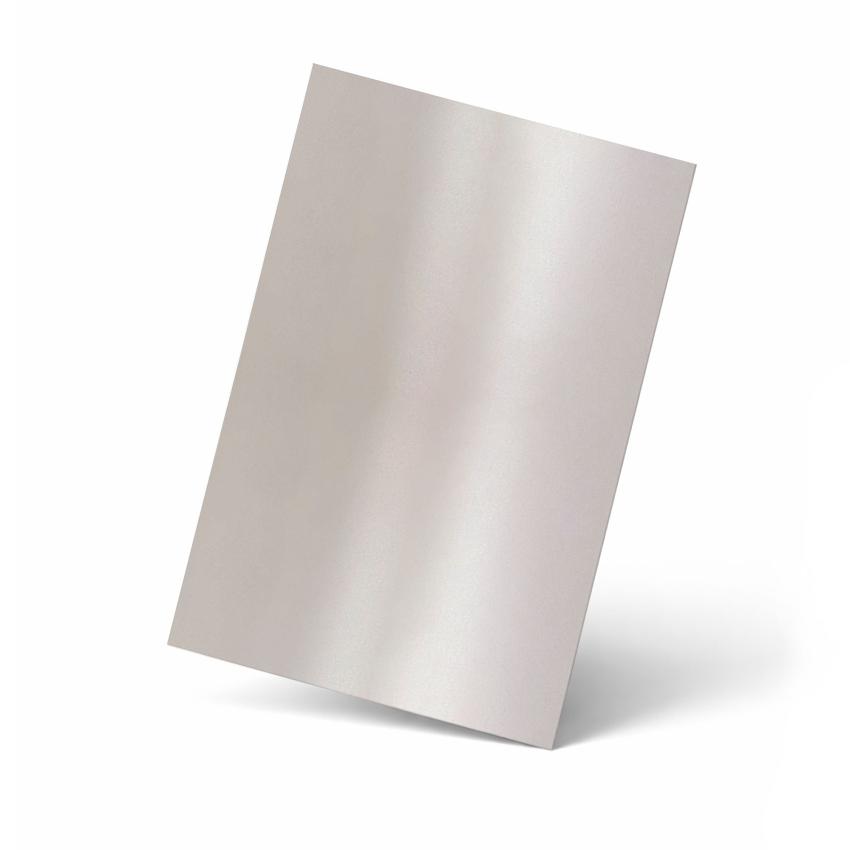 Karte - Einlegekarte DIN B6 300g/m² in metallic puderrosa
