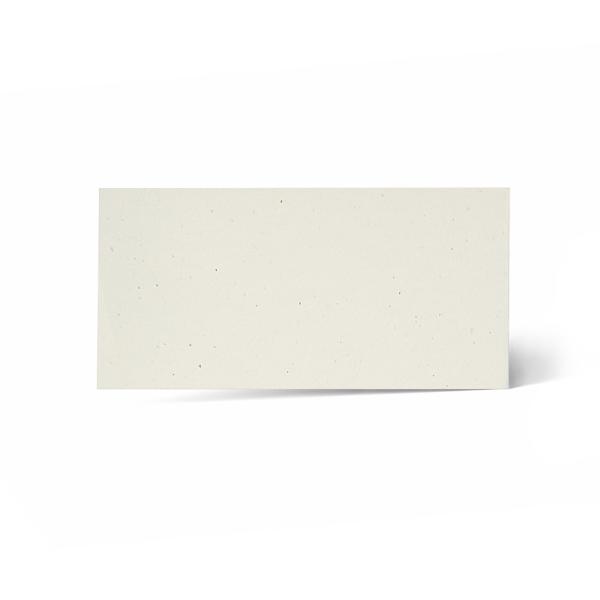 Karte - Einlegekarte DIN Lang 250g/m² in recycling wollweiss