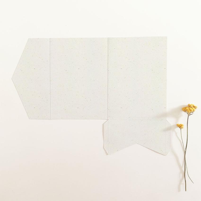 Pocketfold-Karte B6 Recycling "Recycling Bermgras" Exklusiv Line