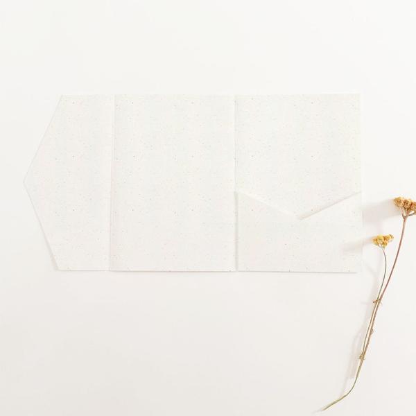 Pocketfold-Karte B6 Recycling "Recycling Bermgras" Exklusiv Line