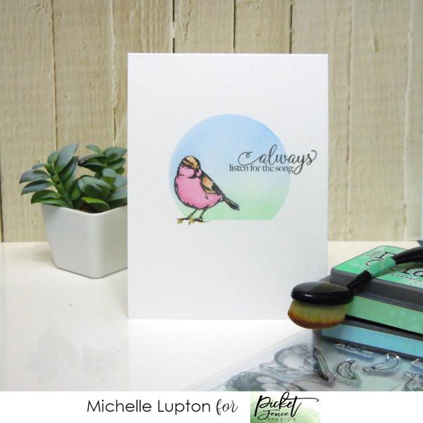 Picket Fence Studios Songbirds Clear Stamps