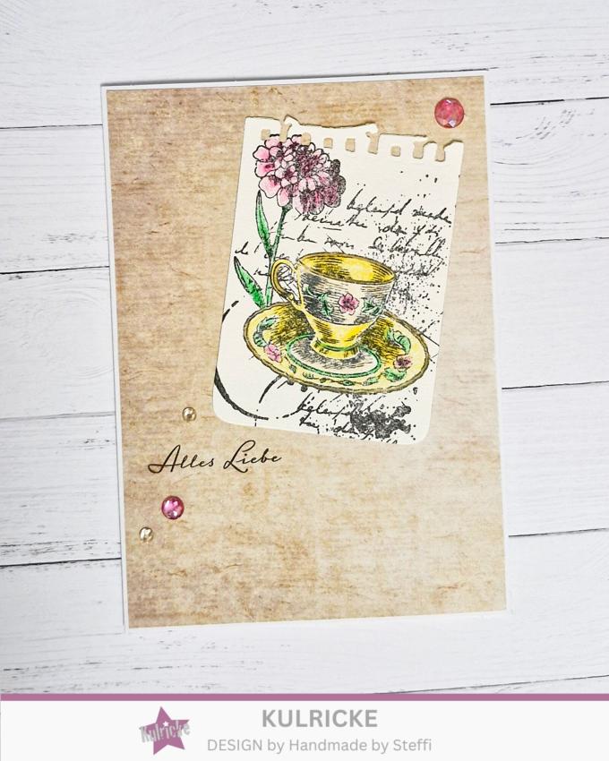 Kulricke Stempel "Kaffeepoesie" Clear Stamp