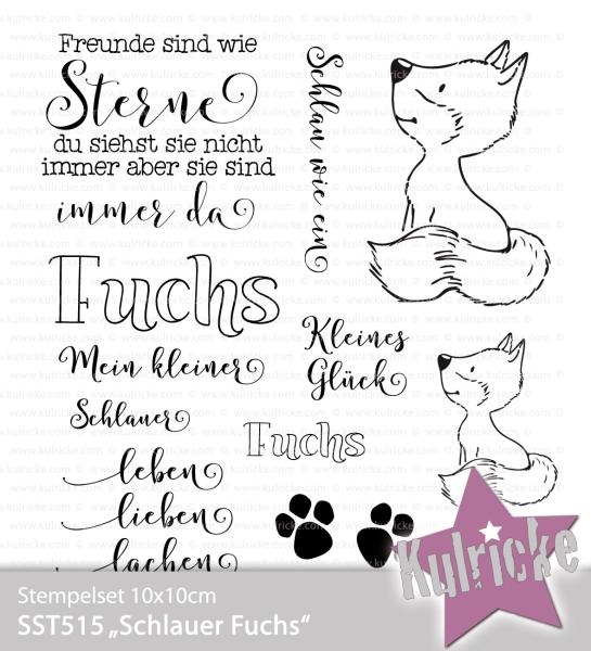 Kulricke Stempelset "Fuchs" Clear Stamp Motiv-Stempel