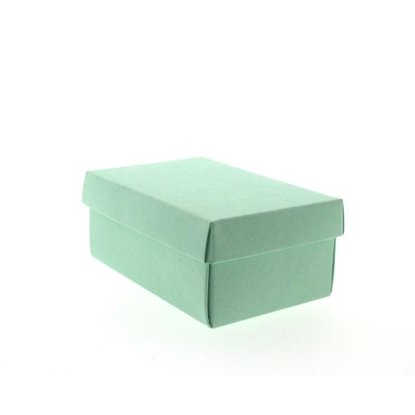 Schachtel mit Deckel 5 Stk. 9x6x4cm pastell-grün