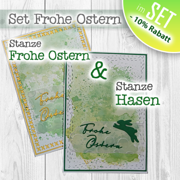 Kulricke Stanzschablone Set "Frohe Ostern" Craft Die | Stanze