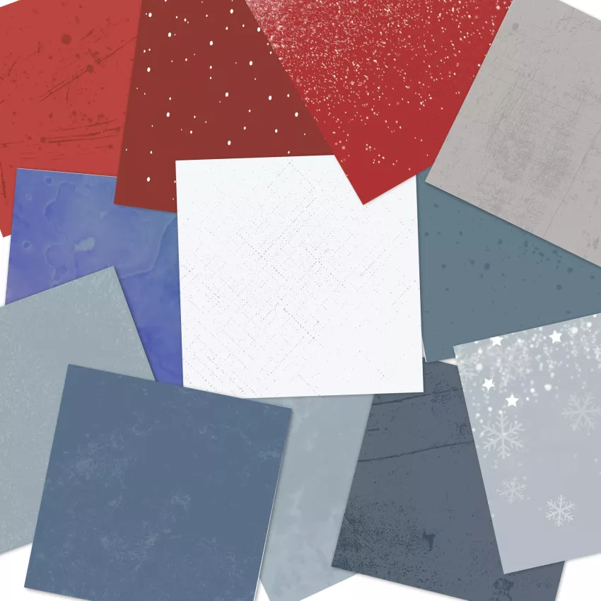 LaCreativ - Designpapier "Skandinavischer Winterzauber" Paper Pack 6x6" - 24 Bogen 