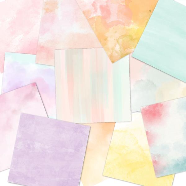 LaCreativ - Designpapier "Pastellzauber" Paper Pack 6x6" - 24 Bogen