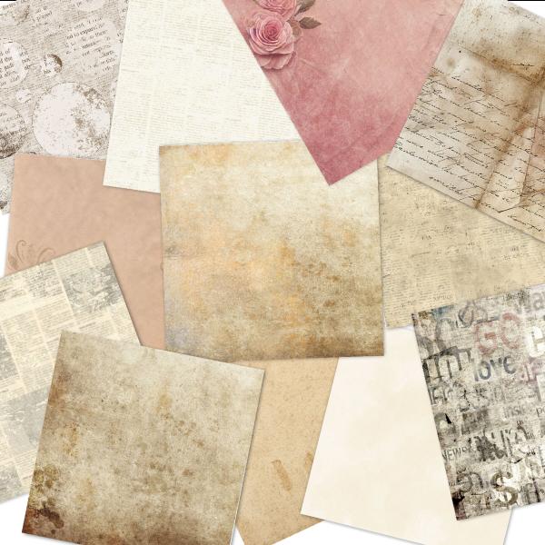 LaCreativ - Designpapier "Vintage Charme" Paper Pack 6x6" - 24 Bogen