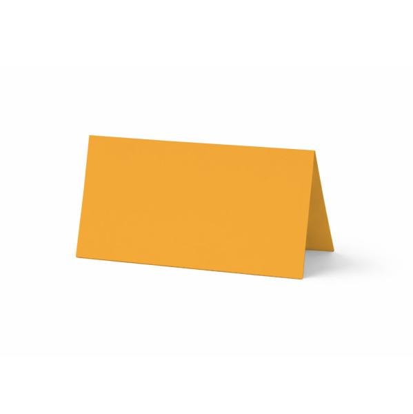 Tischkarte - Platzkarte 9 x 5 cm 240g/m² in altgold