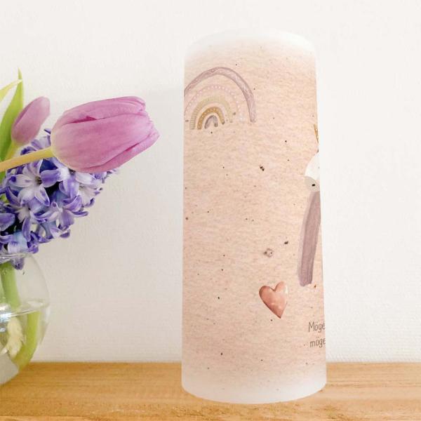 Windlicht "Einhorn Frieda" | Lichthülle | Taufe | Einschulung | Geburtstag | Tischdeko | Geschenkidee