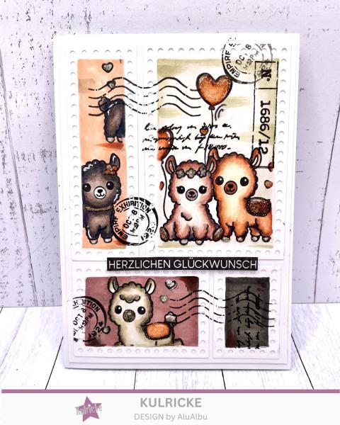 Kulricke Stempel "Lama-Minis" Clear Stamp
