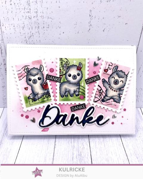 Kulricke Stempel "Lama-Minis" Clear Stamp