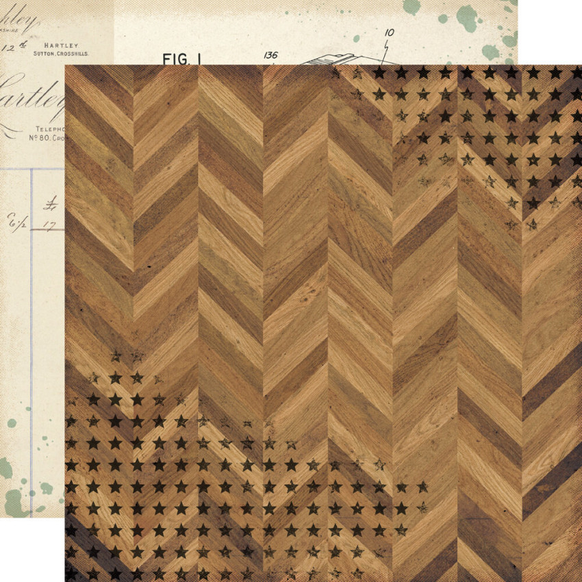 Simple Stories - Collectors Essential Kit "Rustic Legend" 12 Bogen Designpapier