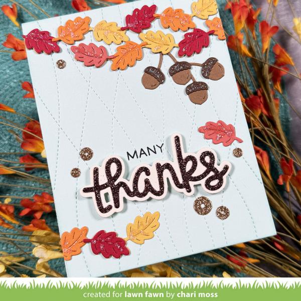Lawn Fawn - Stanzschablone "Scripty Thanks Outline Add-On" Lawn Cuts Dies