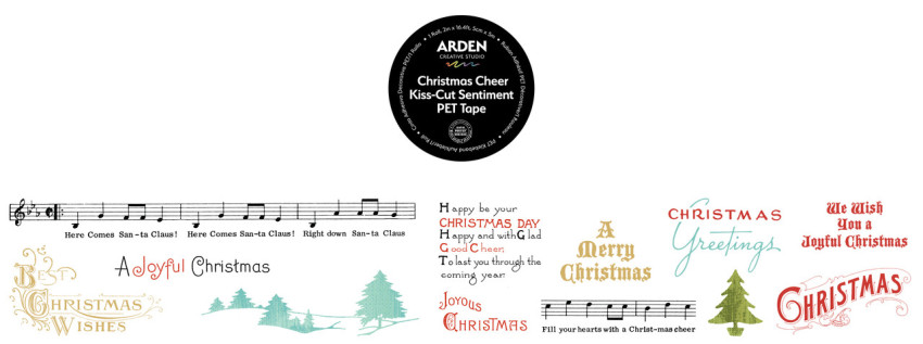 Arden Creative Studio - Decorative Tape "Sentiment" PET Tape by Katie Pertiet