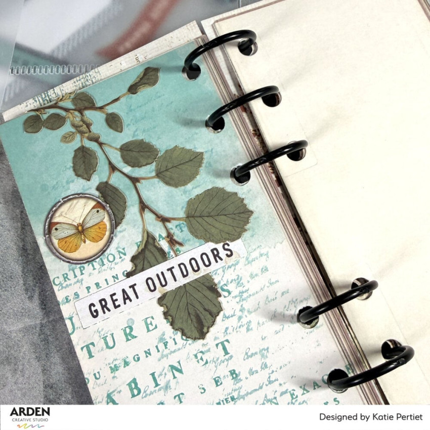 Arden Creative Studio - Designpapier "Amber Ledgers" by Katie Pertiet Paper Pack 12x12 Inch - 12 Bogen