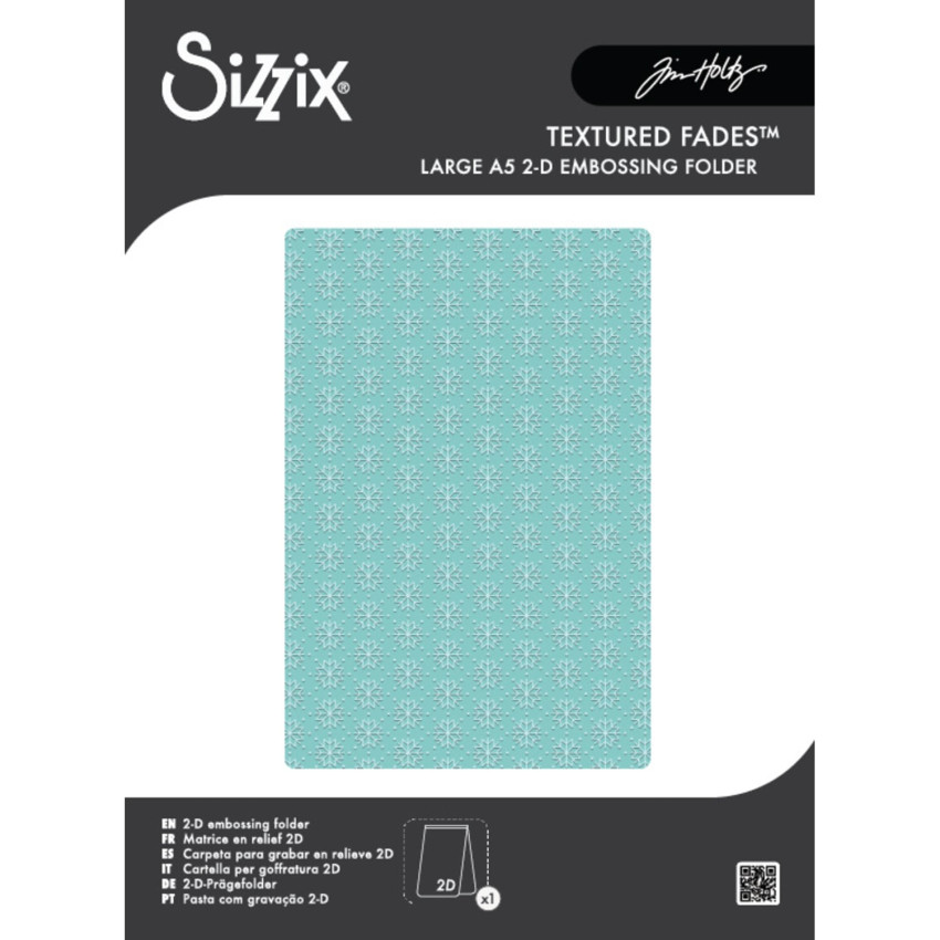 Sizzix - 2D Prägefolder "Vault Snowflakes #3" Embossing Folder Design by Tim Holtz