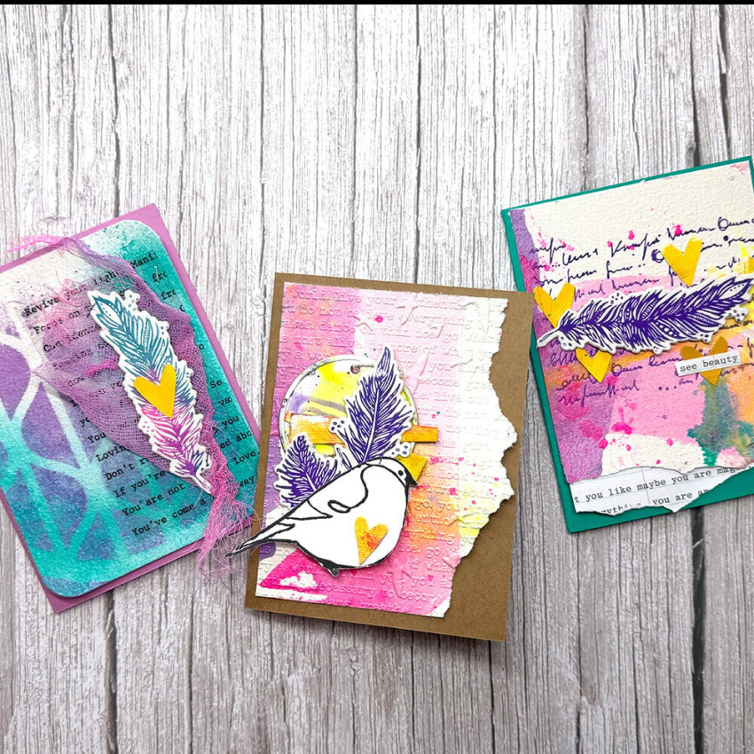 Ranger - Dina Wakley Media "Watercolor Card Panels"