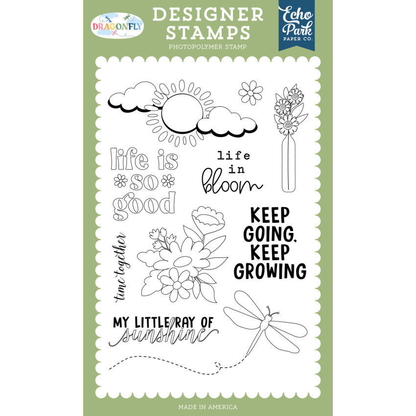 Echo Park - Stempelset "Time Together" Clear Stamps - Dragonfly