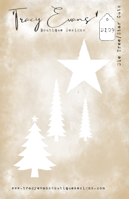 Tracy Evans - Stanzschablone "Tree/Star" Cutting Die