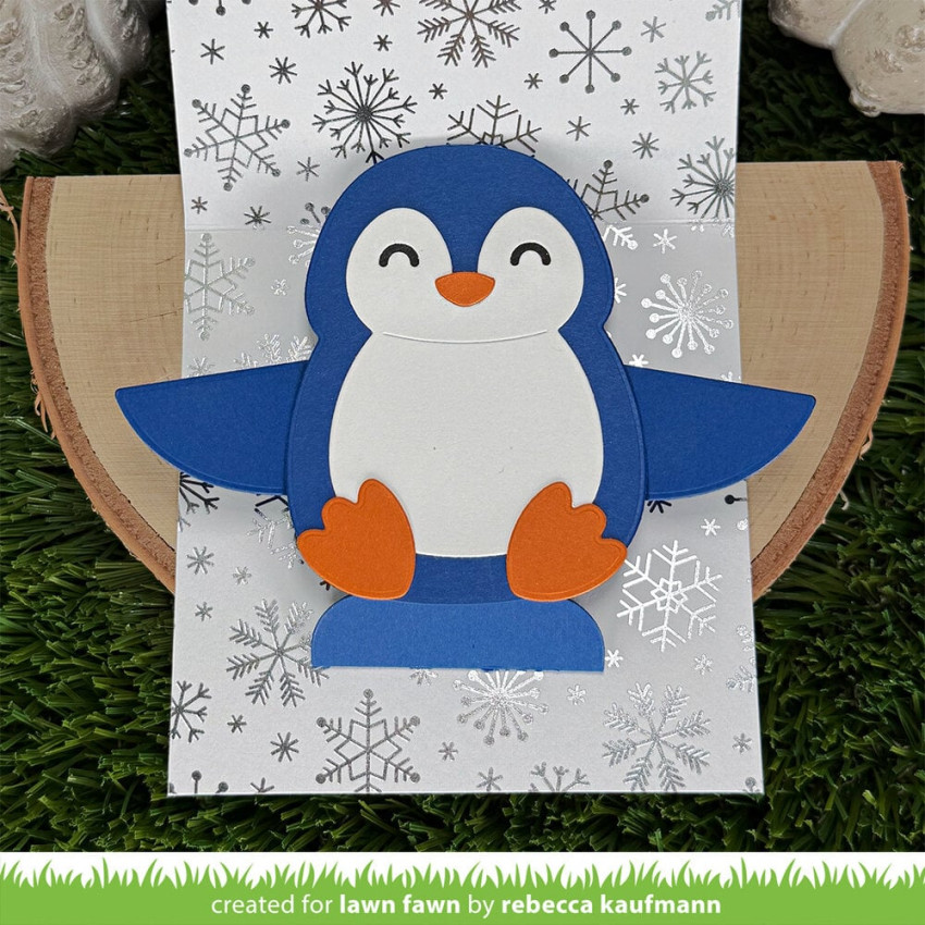 Lawn Fawn - Stanzschablone "Big Hugs Penguin" Lawn Cuts Dies