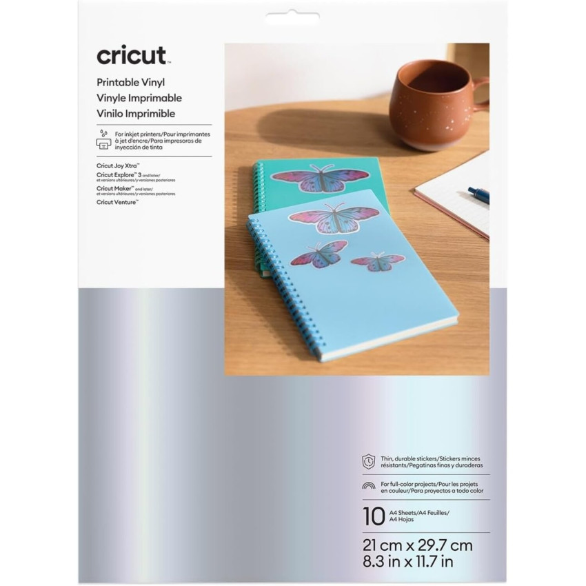 Cricut - Printable Vinyl A4 "Silver"