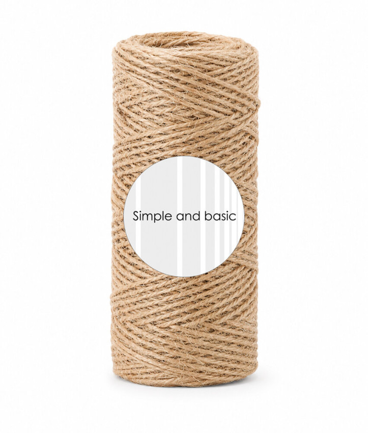 Simple and Basic - Hemp Cord 1 mm x 50 m