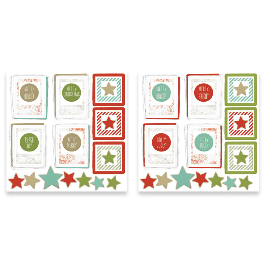Arden Creative Studio - Stanzteile "Christmas Cheer" Ephemera Frame by Katie Pertiet