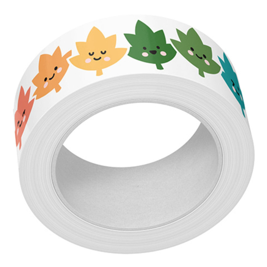 Lawn Fawn - Washi Tape "Happy Leaves" 15 mm breit × 10 m lang
