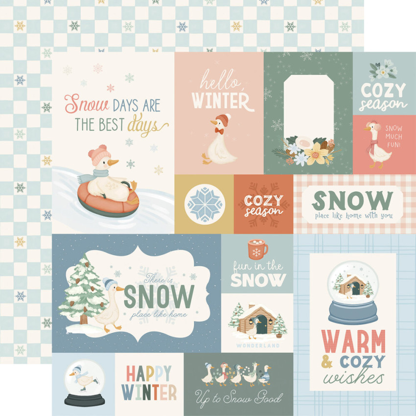 Carta Bella - Designpapier "Silly Goose Winter" Collection Kit 12x12 Inch - 12 Bogen
