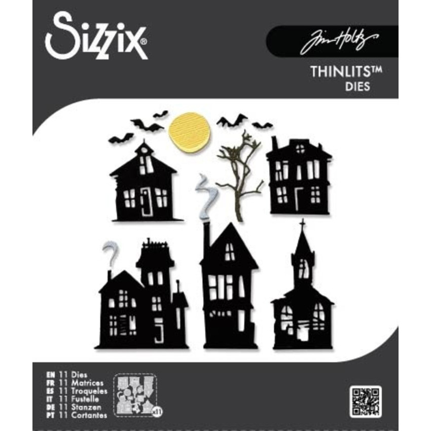 Sizzix - Stanzschablone "Vault Ghost Town" Thinlits Craft Dies by Tim Holtz