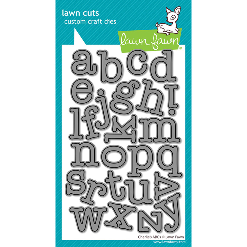 Lawn Fawn - Stanzschablone "Charlie's Abcs" Lawn Cuts Dies