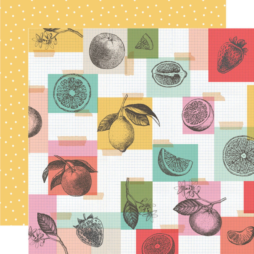 Simple Stories - Collectors Essential Kit "Pink Lemonade" 12 Bogen Designpapier