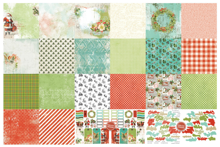 Arden Creative Studio - Designpapier "Christmas Cheer" by Katie Pertiet Paper Pack 12x12 Inch - 12 Bogen