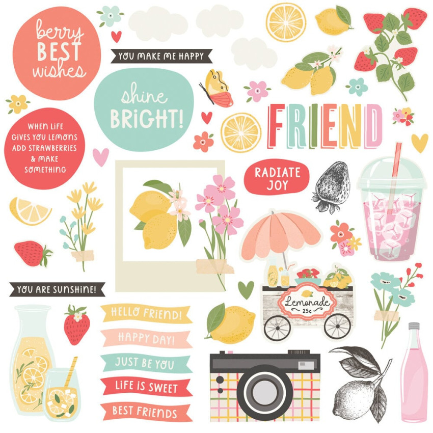 Simple Stories - Simple Cards Kit "Pink Lemonade"