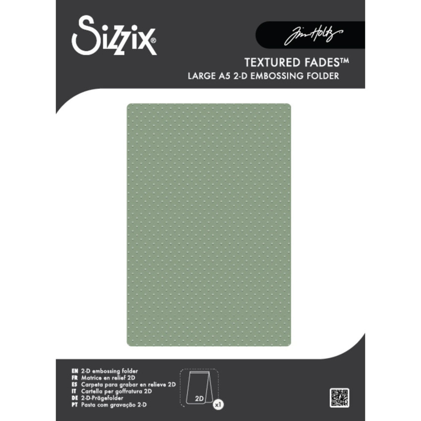 Sizzix - 2D Prägefolder "Vault Dots" Embossing Folder Design by Tim Holtz