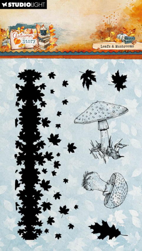 Studio Light - Stempel "Leaves and Mushrooms" Autumn Story Clear Stamps