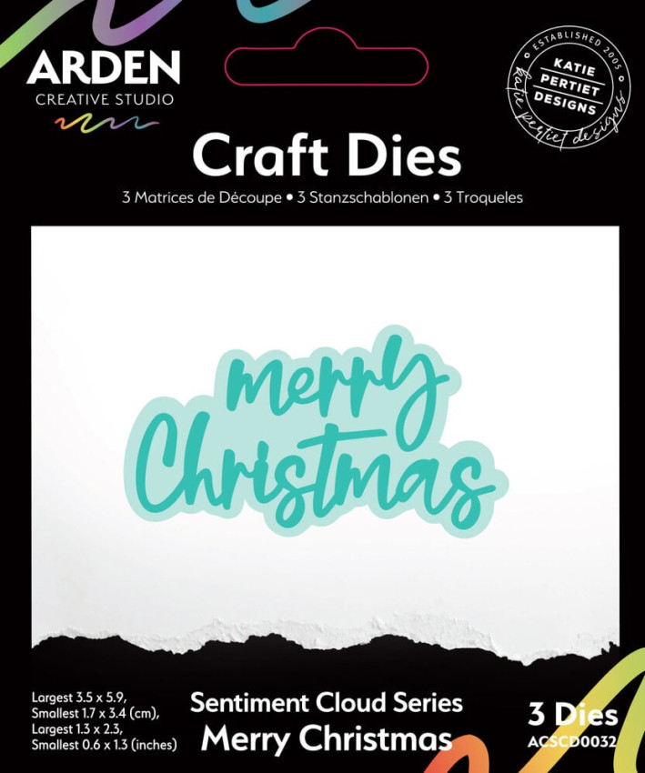Arden Creative Studio - Stanzschablone "Merry Christmas" Dies