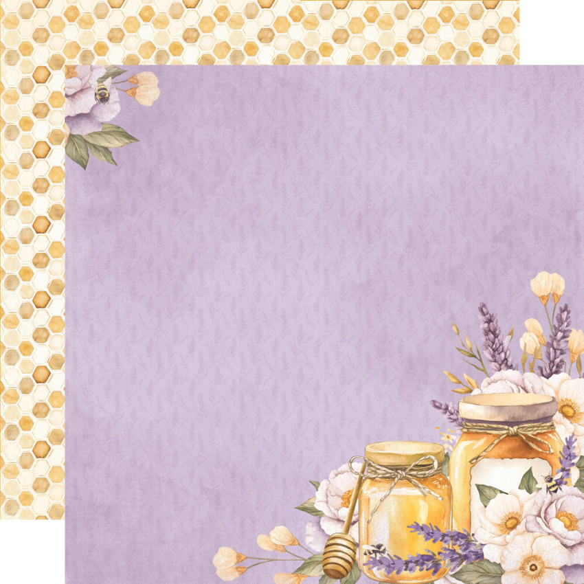 Simple Stories - Collectors Essential Kit "Simple Vintage Lavender Fields" 12 Bogen Designpapier