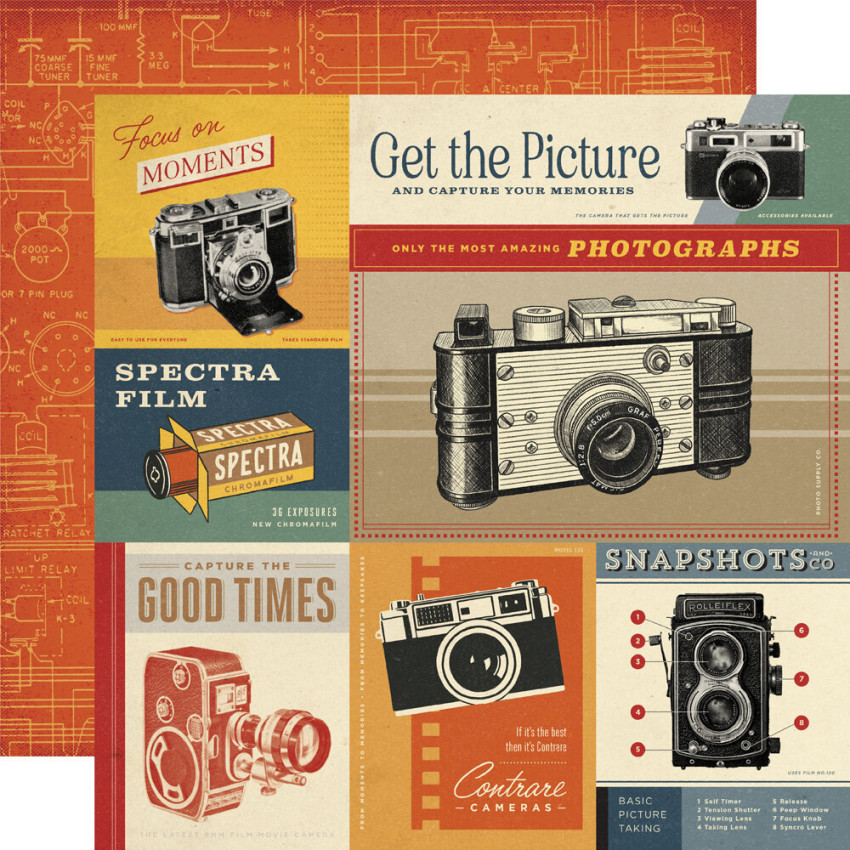 Simple Stories - Collectors Essential Kit "Rustic Legend" 12 Bogen Designpapier