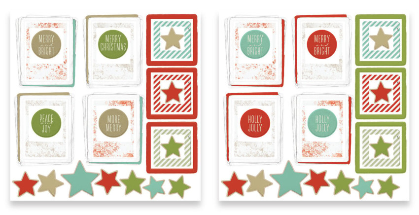 Arden Creative Studio - Stanzteile "Christmas Cheer" Ephemera Frame by Katie Pertiet