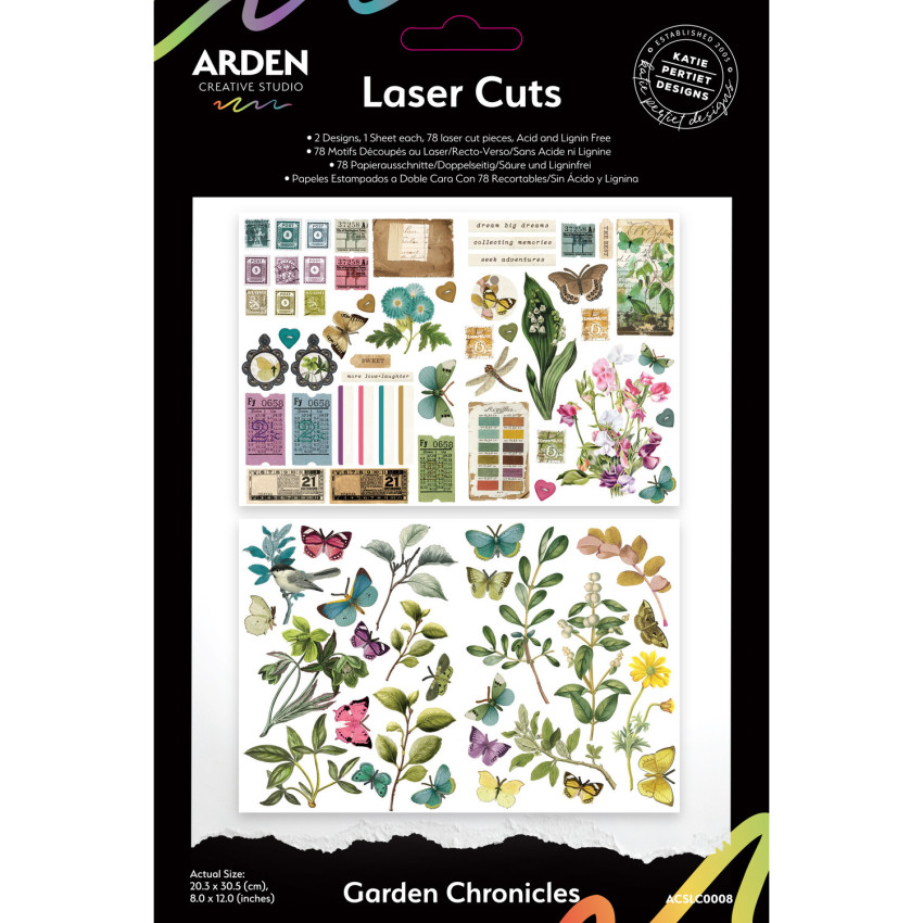 Arden Creative Studio - Stanzteile "Garden Chronicles" by Katie Pertiet Laser Cuts