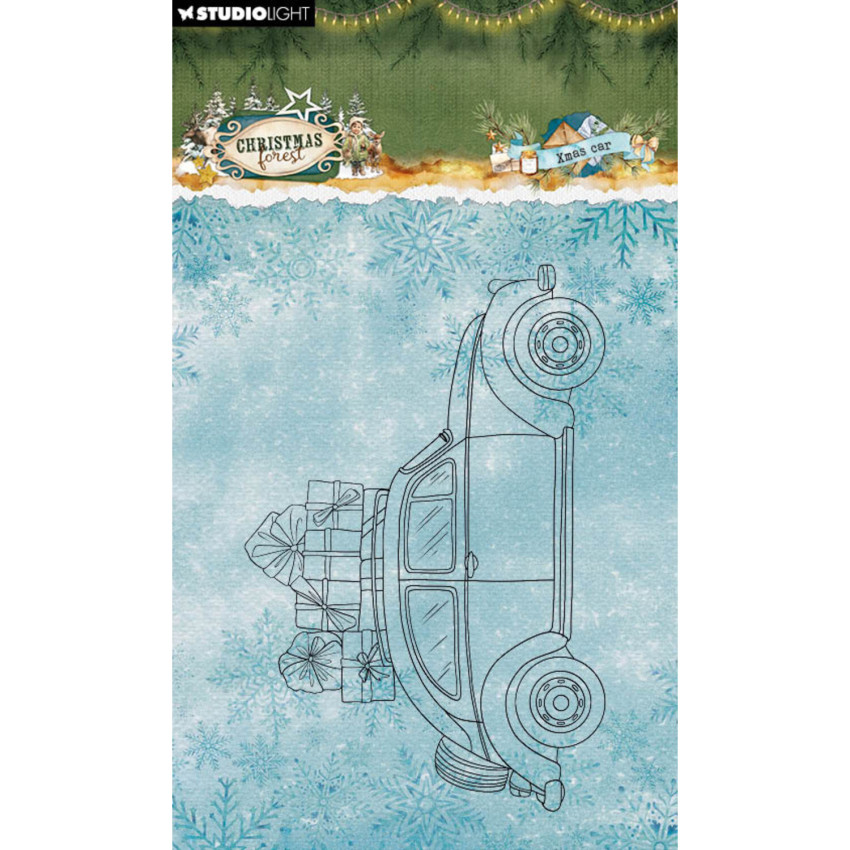 Studio Light - Stempel "Xmas Car" Christmas Forest Clear Stamps