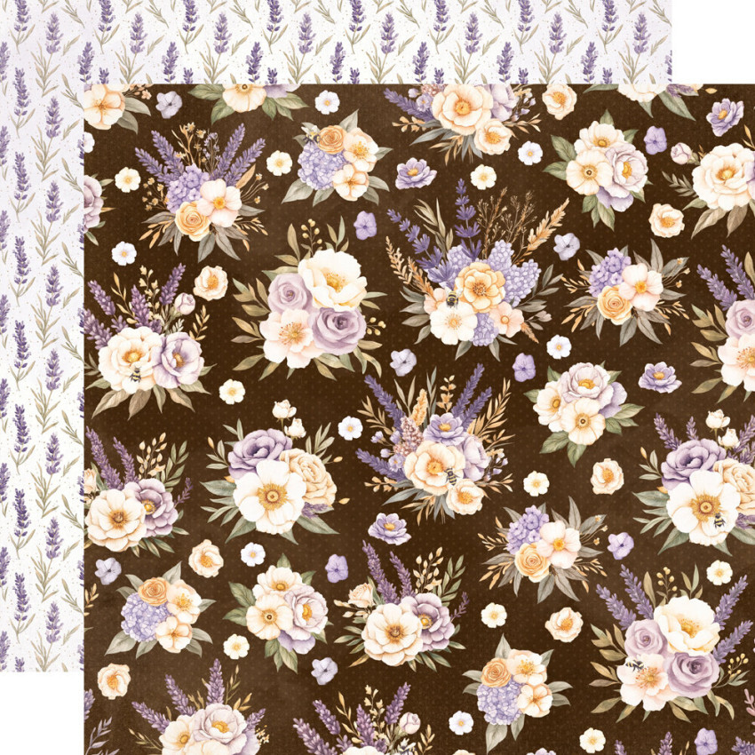 Simple Stories - Collectors Essential Kit "Simple Vintage Lavender Fields" 12 Bogen Designpapier