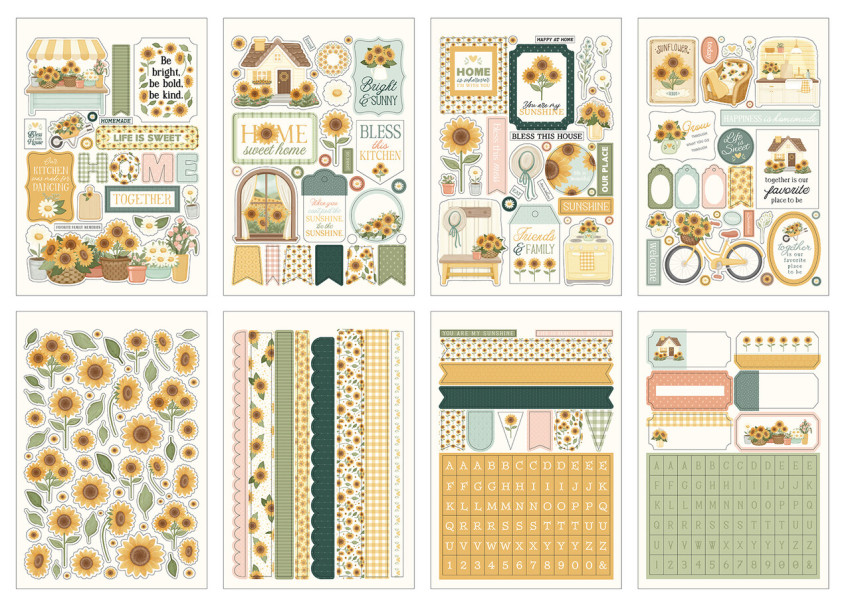 Carta Bella - Aufkleber "Home Sweet Home" Sticker Book