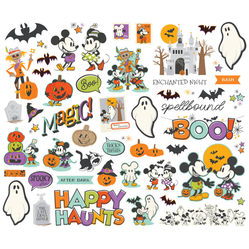 Simple Stories - Stanzteile "Say Cheese Classic Mouse Halloween" Bits & Pieces