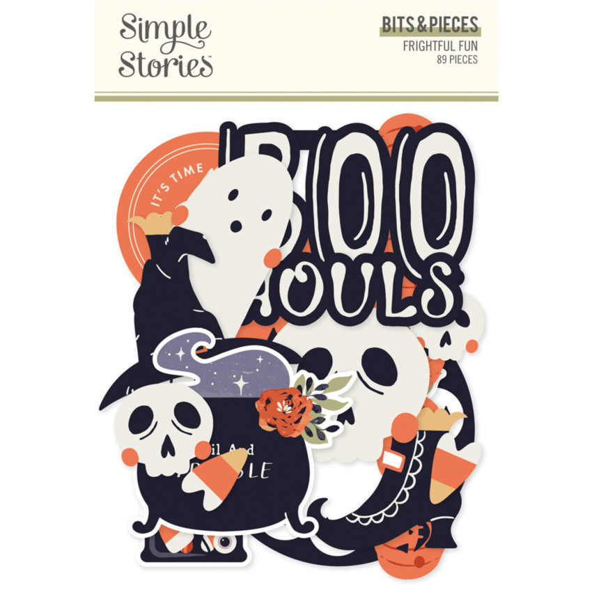 Simple Stories - Stanzteile "Frightful Fun" Bits & Pieces