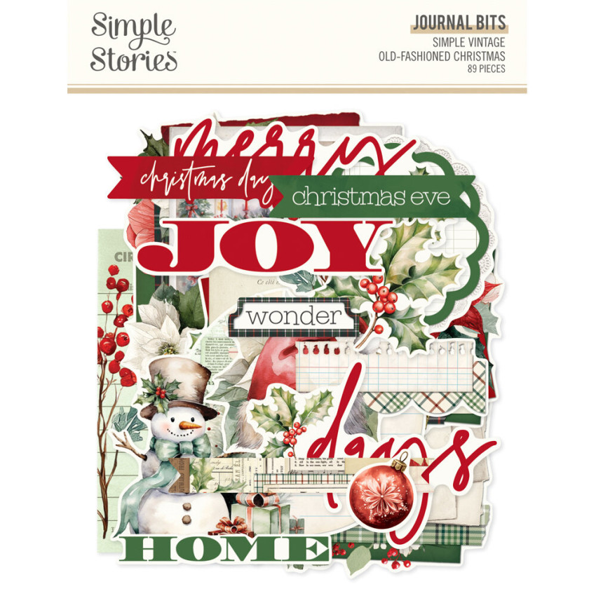 Simple Stories - Collectors Essential Kit "Simple Vintage Old-Fashioned Christmas" 12 Bogen Designpapier