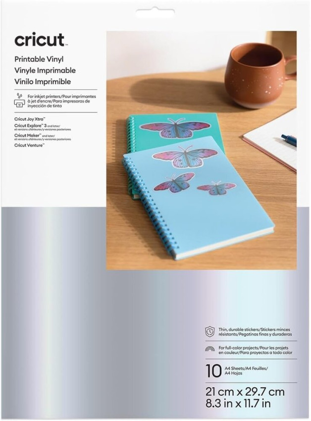 Cricut - Printable Vinyl A4 "Silver"