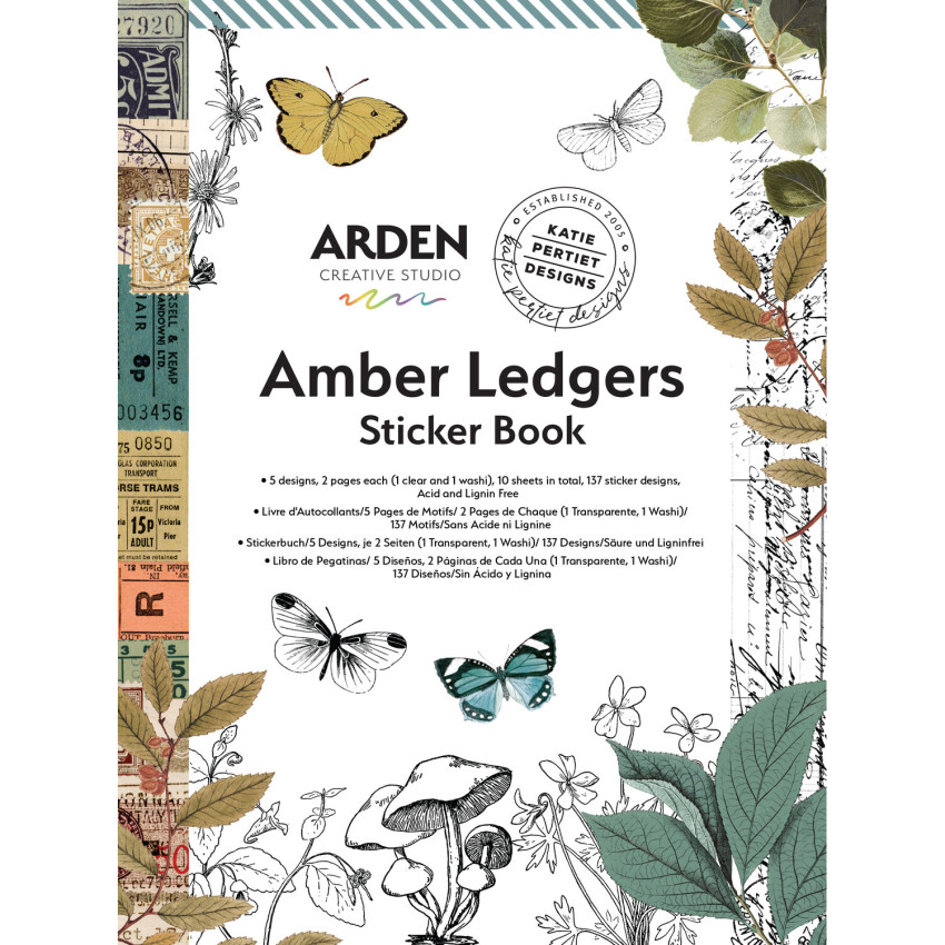 Arden Creative Studio - Sticker Book "Amber Ledgers" by Katie Pertiet